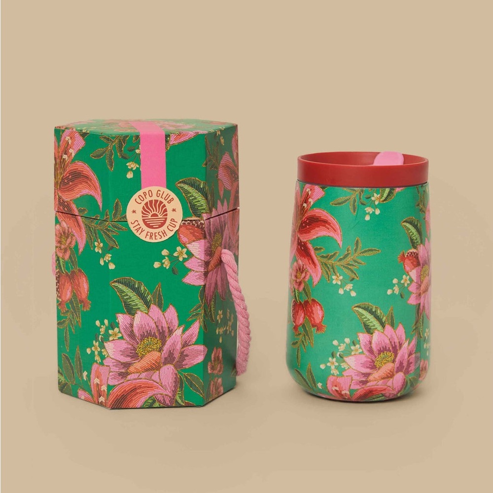 NWT FARM Rio Floral Insulated Tumbler with Gift Box
